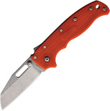 Demko AD 20.5 Shark-Lock Orange G10 Folding D2 Steel Pocket Knife 205F26