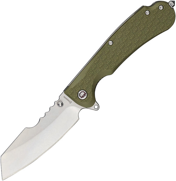 Daggerr Knives Rhino Linerlock OD Green FRN Folding 8Cr14MoV Knife RRNFOLSW