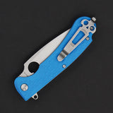 Daggerr Knives Resident Linerlock Blue FRN Folding 8Cr14MoV Knife RRSFBLSW
