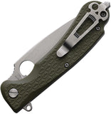 Daggerr Knives Resident Linerlock OD Green FRN Folding 8Cr14MoV Knife RRSFOLSW