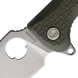 Daggerr Knives Resident Linerlock OD Green FRN Folding 8Cr14MoV Knife RRSFOLSW
