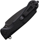 Daggerr Knives Urban 2 Linerlock Black FRN Folding 8Cr14MoV Knife RU2FBKBW