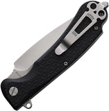 Daggerr Knives Urban 2 Linerlock Black FRN Folding 8Cr14MoV Knife RU2FBKSW
