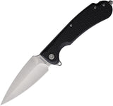 Daggerr Knives Urban 2 Linerlock Black FRN Folding 8Cr14MoV Knife RU2FBKSW