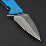 Daggerr Knives Urban 2 Linerlock Blue FRN Folding 8Cr14MoV Pocket Knife RU2FBLSW