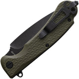 Daggerr Knives Urban 2 Linerlock OD Green FRN Folding 8Cr14MoV Knife RU2FOLBW