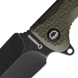 Daggerr Knives Urban 2 Linerlock OD Green FRN Folding 8Cr14MoV Knife RU2FOLBW