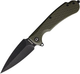 Daggerr Knives Urban 2 Linerlock OD Green FRN Folding 8Cr14MoV Knife RU2FOLBW