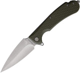 Daggerr Knives Urban 2 Linerlock OD Green FRN Folding 8Cr14MoV Knife RU2FOLSW