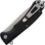 Daggerr Knives Wocket Linerlock Black FRN Folding 8Cr14MoV Pocket Knife RWKFBKSW