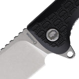 Daggerr Knives Wocket Linerlock Black FRN Folding 8Cr14MoV Pocket Knife RWKFBKSW