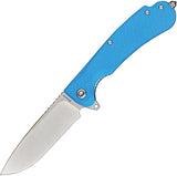 Daggerr Knives Wocket Linerlock Blue FRN Folding 8Cr14MoV Pocket Knife RWKFBLSW
