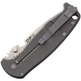 DPx Gear HEST/F Decade Framelock Gray Titanium Folding M390 Pocket Knife HSF011