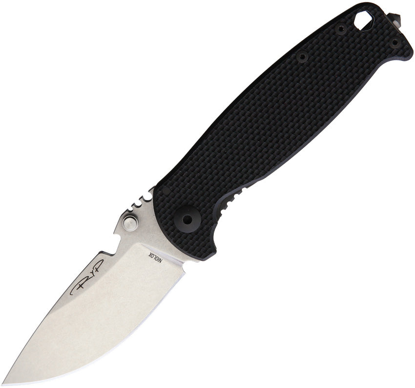 DPx Gear Milspec 3.0 HEST Framelock Black Titanium Niolox Folding