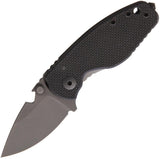DPx Gear HEAT/F Framelock Triple Black Folding Pocket Knife