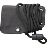 DPx Gear HEAT Hiker Black Fixed Blade Carabiner Clip Handle Knife Sheath