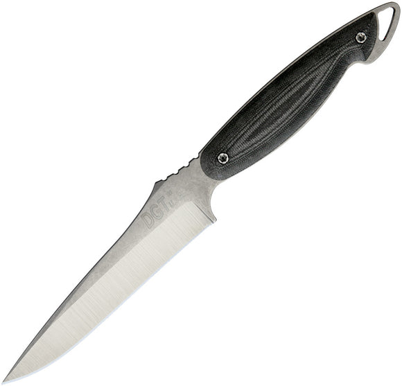 Darrel Ralph DGT OTHA DART Black G10 Fixed Blade Satin Steel Knife w/ Sheath 017