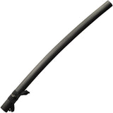 Dragon King War Fire Katana Black Cord Wrapped Steel Sword w/ Scabbard 35360