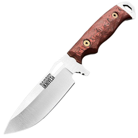 Dawson Knives Nomad Red & Black G10 CPM-MagnaCut Fixed Blade Knife 48997