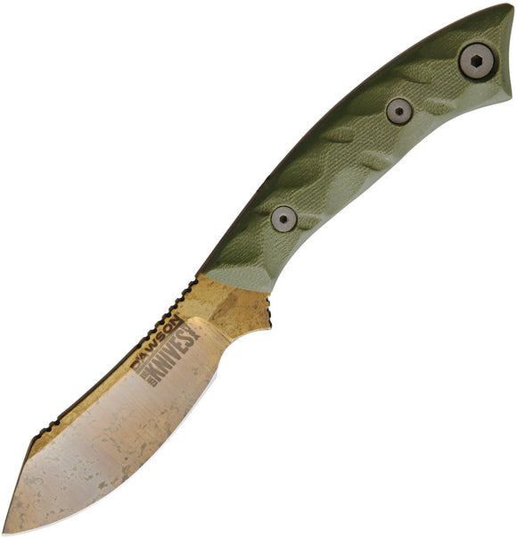 Dawson Knives Snakebite OD Green Fixed Blade Knife 63721