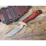 Dawson Knives Pathfinder Red Fixed Blade Knife 63875