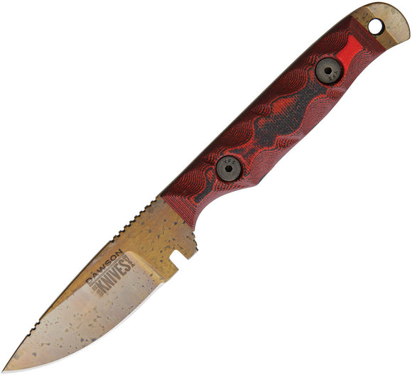 Dawson Knives Handyman Red Fixed Blade Knife 64148