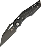 EOS Urchin Friction Folder Black Titanium & Carbon Fiber Nitro V Knife EOS040