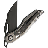 EOS Urchin Friction Folder Titanium & Carbon Fiber Nitro V Dark SW Knife EOS042