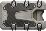 EOS 3.0 Bead Blast Titanium Wallet 052