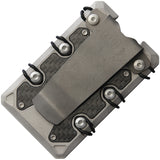 EOS 3.0 Bead Blast Titanium Wallet 052
