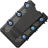 EOS 3.0 Black Blue Titanium Wallet 054