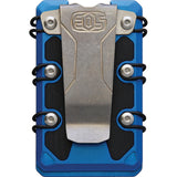 EOS 3.0 Lite Blue Aluminum Wallet W/ Clip 071