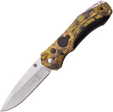 Elk Ridge Camo Linerlock W/ LED Light Folding Knife 126gc