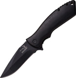 Elk Ridge Spring Assisted Folding Pocket Knife W/ Black Wood Handle - A002BK