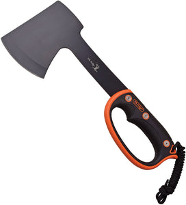Elk Ridge 14" Black & Orange Handle Axe _ Sheath axe1