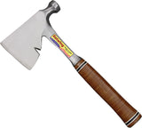 Estwing Carpenters Hatchet Hammer Head w/ Brown Genuine Leather Grip Handle 2H