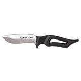 Estwing 9" Bowie Fixed Blade 1 PC Solid Double Beveled Curved Utility Knife