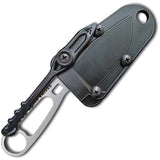 ESEE Imlay Rescue 440C Stainless Serrated Fixed Blade Knife w/ Black Sheath MLAY