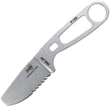 ESEE Imlay Rescue 440C Stainless Serrated Fixed Blade Knife w/ Black Sheath MLAY