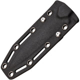 Elite Tactical Incog Black Smooth G10 Stainless Fixed Blade Knife FIX009