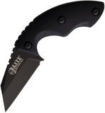 Elite Tactical Sidearm Black Smooth G10 D2 Steel Fixed Blade Knife FIX010