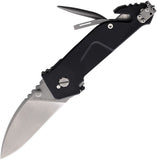 Extrema Ratio T911 Pocket Knife Linerlock Black Aluminum Folding N690 0164SW