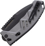 Extrema Ratio RAO C Crossbar Lock Gray Folding N690 Pocket Knife 0176BLKGRY