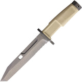 Extrema Ratio Fulcrum Combat Desert Tan Bohler N690 Fixed Blade Knife 0310DW