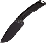 Extrema Ratio Sethlans Black Smooth G10 D2 Steel Fixed Blade Knife 0463