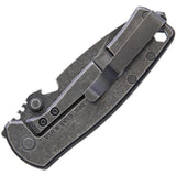 DPx Gear HEST Urban Titanium Mr. DP Black Folding Pocket Knife