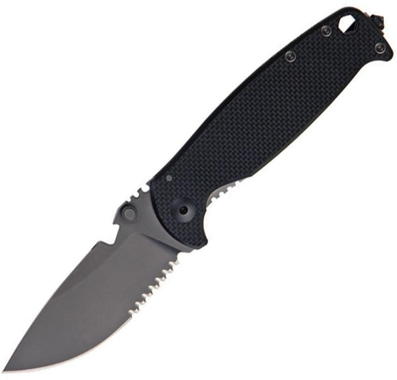DPx Gear HEST F2 Triple Black Folding Pocket Knife G-10 Handle