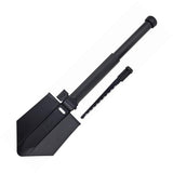 SOG Camping Collapsible Handle Black Elite Entrenching Shovel Tool w/ Saw