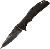 Fox Edge Mandatory Fun Framelock Black G10 & Stainless Folding 8Cr13MoV 024