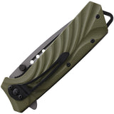 Fenris-Arms Freedom Linerlock Green Folding Stainless Pocket Knife FREE004